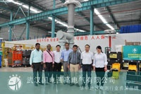 孟加拉農網客戶來訪考察試油機及絕緣電阻測試儀