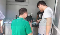 國電西高為杭州電器公司提供調試服務