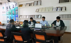 青島客戶到國電西高參觀考察三級承試資質(zhì)設備