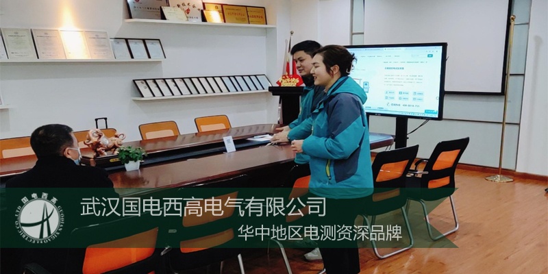 珠海客戶蒞臨國電西高參觀考察局部放電測試設備