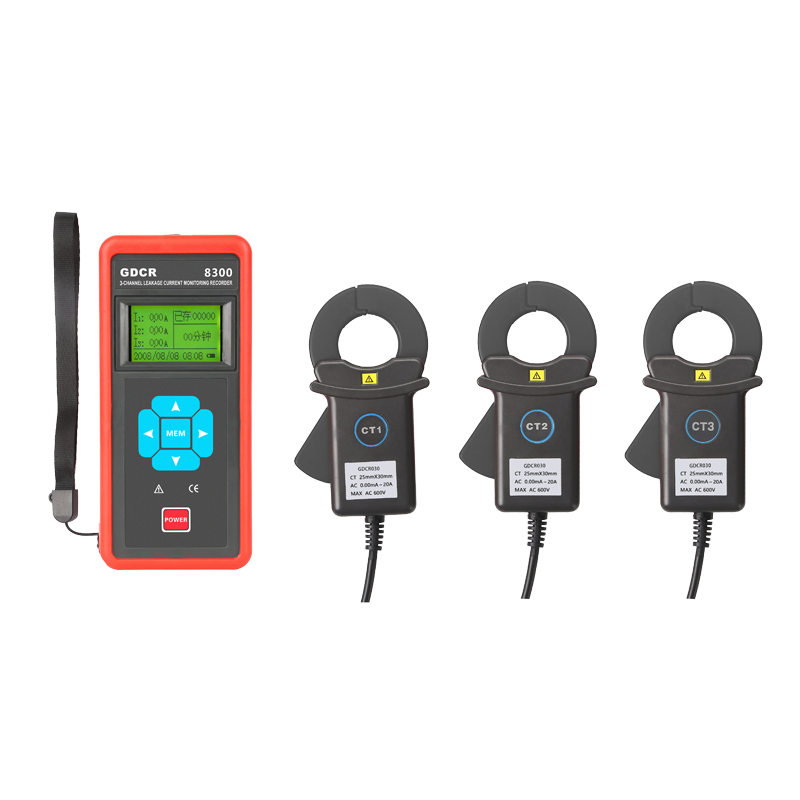 GDCR8300系列三通道電流-漏電流監控記錄儀
